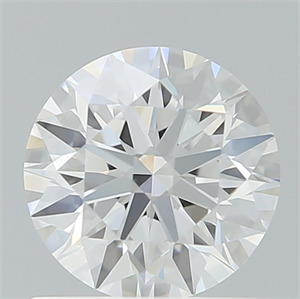 Picture of Lab Created Diamond 0.96 Carats, Round with Ideal Cut, D Color, VVS2 Clarity and Certified by IGI