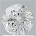 Lab Created Diamond 0.77 Carats, Round with Ideal Cut, D Color, VVS2 Clarity and Certified by IGI