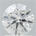 Lab Created Diamond 1.21 Carats, Round with Ideal Cut, D Color, VVS2 Clarity and Certified by IGI