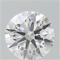Lab Created Diamond 1.12 Carats, Round with Ideal Cut, D Color, VS1 Clarity and Certified by IGI