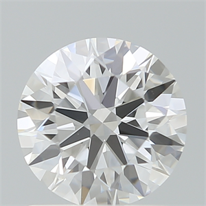 Picture of Lab Created Diamond 1.12 Carats, Round with Ideal Cut, D Color, VS1 Clarity and Certified by IGI