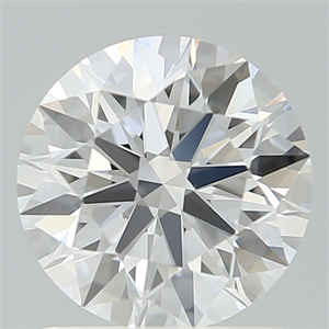 Picture of Lab Created Diamond 1.35 Carats, Round with Ideal Cut, D Color, VVS2 Clarity and Certified by IGI