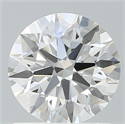 Lab Created Diamond 1.11 Carats, Round with Ideal Cut, D Color, VVS2 Clarity and Certified by IGI
