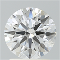 Lab Created Diamond 1.70 Carats, Round with Ideal Cut, D Color, VS1 Clarity and Certified by IGI