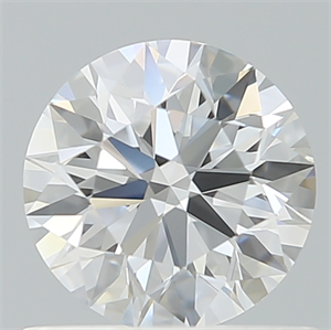 Picture of Lab Created Diamond 0.72 Carats, Round with Ideal Cut, D Color, VVS2 Clarity and Certified by IGI
