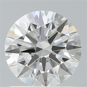 Picture of Lab Created Diamond 1.16 Carats, Round with Ideal Cut, E Color, VVS2 Clarity and Certified by IGI