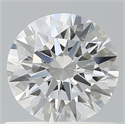 Lab Created Diamond 0.73 Carats, Round with Ideal Cut, D Color, VVS2 Clarity and Certified by IGI