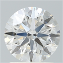 Lab Created Diamond 1.65 Carats, Round with Ideal Cut, E Color, VS1 Clarity and Certified by IGI