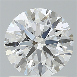 Picture of Lab Created Diamond 1.11 Carats, Round with Ideal Cut, E Color, VVS2 Clarity and Certified by IGI