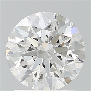 Picture of Lab Created Diamond 1.62 Carats, Round with Ideal Cut, E Color, VS1 Clarity and Certified by IGI