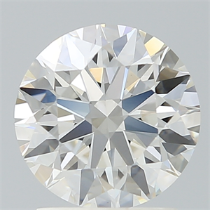Picture of Lab Created Diamond 1.84 Carats, Round with Ideal Cut, G Color, VS1 Clarity and Certified by IGI