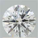 Lab Created Diamond 0.71 Carats, Round with Ideal Cut, D Color, VVS2 Clarity and Certified by IGI