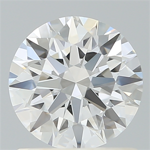 Picture of Lab Created Diamond 1.09 Carats, Round with Ideal Cut, D Color, VS1 Clarity and Certified by IGI