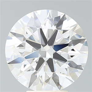 Picture of Lab Created Diamond 6.49 Carats, Round with Ideal Cut, G Color, VS1 Clarity and Certified by IGI