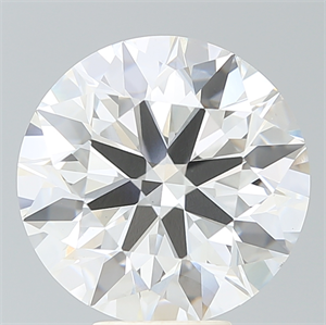Picture of Lab Created Diamond 7.42 Carats, Round with Ideal Cut, G Color, VS1 Clarity and Certified by IGI