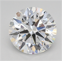Del inventario de diamantes de laboratorio, 2.14 quilates, Redondo , Color D, claridad vvs2 y certificado IGI