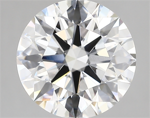 Picture of Lab Created Diamond 4.26 Carats, Round with ideal Cut, D Color, vvs2 Clarity and Certified by IGI