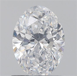 Picture of 0.70 Carats, Oval D Color, SI2 Clarity and Certified by GIA