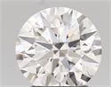Lab Created Diamond 1.86 Carats, Round with ideal Cut, D Color, vs1 Clarity and Certified by IGI