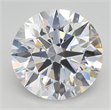 Del inventario de diamantes de laboratorio, 4.11 quilates, Redondo , Color D, claridad vvs2 y certificado IGI