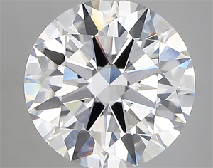 Picture of Lab Created Diamond 4.03 Carats, Round with ideal Cut, D Color, vvs2 Clarity and Certified by IGI
