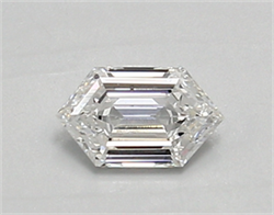 Picture of Lab Created Diamond 0.48 Carats, HEXAGON with  Cut, D Color, vvs2 Clarity and Certified by IGI