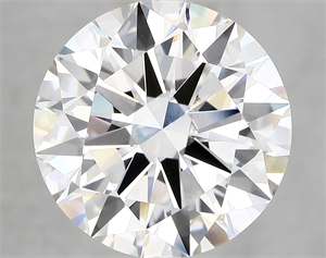 Picture of Lab Created Diamond 9.04 Carats, Round with excellent Cut, F Color, vvs2 Clarity and Certified by IGI