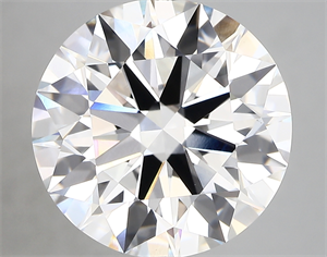 Picture of Lab Created Diamond 8.49 Carats, Round with ideal Cut, F Color, vvs2 Clarity and Certified by IGI