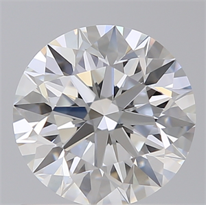 Picture of Lab Created Diamond 1.06 Carats, Round with Excellent Cut, E Color, VVS1 Clarity and Certified by IGI