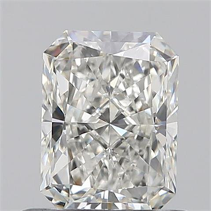 Picture of 0.71 Carats, Radiant H Color, VVS1 Clarity and Certified by GIA