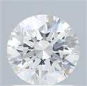 Lab Created Diamond 1.29 Carats, Round with Excellent Cut, D Color, VVS1 Clarity and Certified by IGI