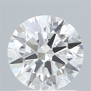 Picture of Lab Created Diamond 1.38 Carats, Round with Ideal Cut, E Color, VVS2 Clarity and Certified by IGI