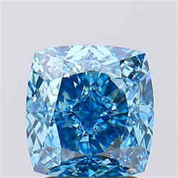 Foto Del inventario de diamantes de laboratorio, 2.55 quilates,  , Color Fancy Vivid Blue, claridad VVS2 y certificado IGI de