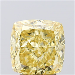 Foto Del inventario de diamantes de laboratorio, 3.11 quilates,  , Color Fancy Vivid Yellow, claridad VS1 y certificado IGI de