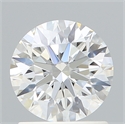 Del inventario de diamantes de laboratorio, 1.25 quilates, Redondo , Color D, claridad VVS2 y certificado IGI