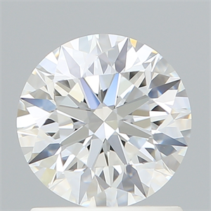 Picture of Lab Created Diamond 1.25 Carats, Round with Excellent Cut, D Color, VVS2 Clarity and Certified by IGI