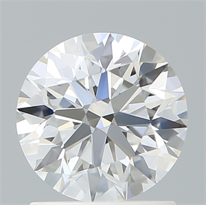 Picture of Lab Created Diamond 1.31 Carats, Round with Excellent Cut, D Color, VVS1 Clarity and Certified by IGI