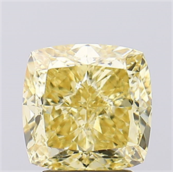 Foto Del inventario de diamantes de laboratorio, 3.10 quilates,  , Color Fancy Intense Yellow, claridad VVS1 y certificado IGI de