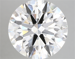 Picture of Lab Created Diamond 9.06 Carats, Round with ideal Cut, F Color, vvs2 Clarity and Certified by IGI