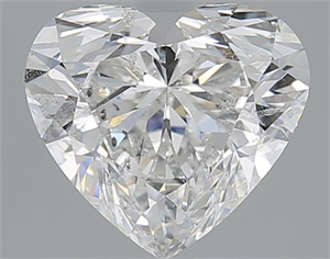 Picture of 3.01 Carats, Heart H Color, SI2 Clarity and Certified by GIA