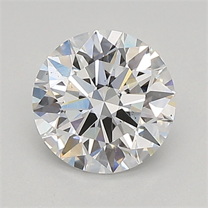Picture of Lab Created Diamond 0.93 Carats, Round with ideal Cut, D Color, vs2 Clarity and Certified by IGI