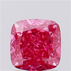 Foto Del inventario de diamantes de laboratorio, 1.50 quilates,  , Color Fancy Vivid Pink, claridad VS1 y certificado IGI de