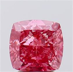 Foto Del inventario de diamantes de laboratorio, 3.05 quilates,  , Color Fancy Vivid Pink, claridad VVS2 y certificado IGI de