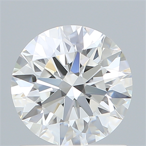 Picture of Lab Created Diamond 1.09 Carats, Round with Ideal Cut, E Color, VVS2 Clarity and Certified by IGI