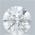 Lab Created Diamond 1.23 Carats, Round with Excellent Cut, E Color, VVS2 Clarity and Certified by IGI