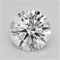 Lab Created Diamond 0.93 Carats, Round with ideal Cut, D Color, vvs2 Clarity and Certified by IGI