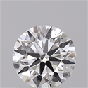 Lab Created Diamond 0.72 Carats, Round with Excellent Cut, D Color, VS1 Clarity and Certified by IGI
