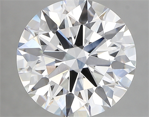 Picture of Lab Created Diamond 5.27 Carats, Round with ideal Cut, E Color, vvs2 Clarity and Certified by IGI
