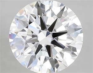 Picture of Lab Created Diamond 4.05 Carats, Round with excellent Cut, G Color, vs1 Clarity and Certified by GIA