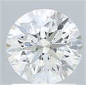 Lab Created Diamond 1.28 Carats, Round with Excellent Cut, E Color, VVS1 Clarity and Certified by IGI